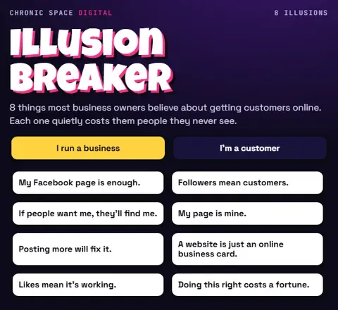 Illusion Breaker start screen