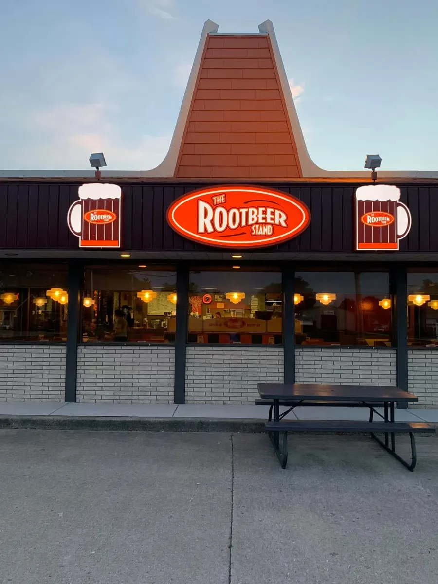 The Rootbeer Stand building at 225 N Columbia Ave, Oglesby